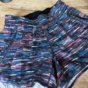 Lululemon Tracker 4” shorts size 8
